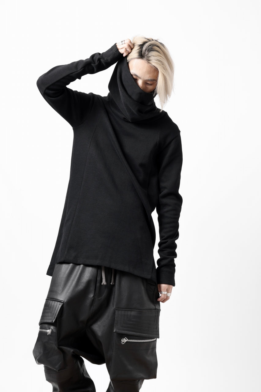 画像をギャラリービューアに読み込む, A.F ARTEFACT TURTLE NECK PULLOVER / COPE KNIT JERSEY (BLACK)