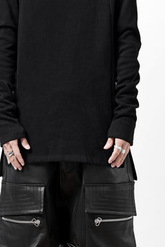 画像をギャラリービューアに読み込む, A.F ARTEFACT TURTLE NECK PULLOVER / COPE KNIT JERSEY (BLACK)