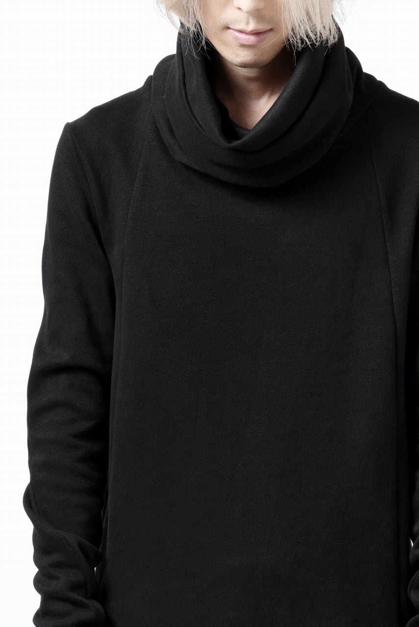 画像をギャラリービューアに読み込む, A.F ARTEFACT TURTLE NECK PULLOVER / COPE KNIT JERSEY (BLACK)