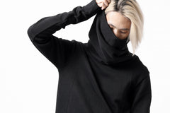 画像をギャラリービューアに読み込む, A.F ARTEFACT TURTLE NECK PULLOVER / COPE KNIT JERSEY (BLACK)