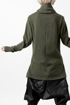 画像をギャラリービューアに読み込む, A.F ARTEFACT TURTLE NECK PULLOVER / COPE KNIT JERSEY (KHAKI)