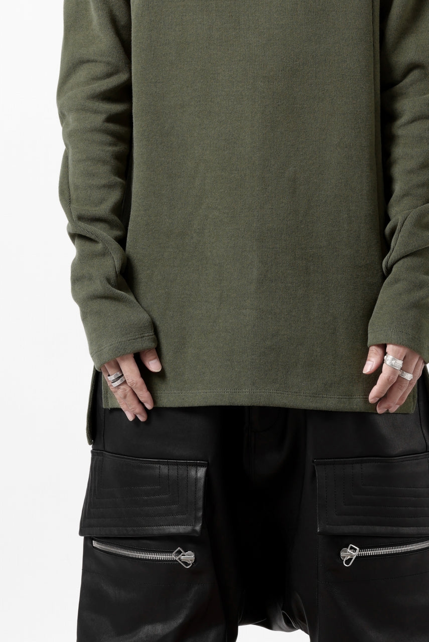 画像をギャラリービューアに読み込む, A.F ARTEFACT TURTLE NECK PULLOVER / COPE KNIT JERSEY (KHAKI)