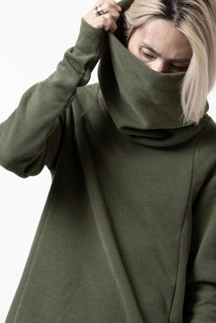 画像をギャラリービューアに読み込む, A.F ARTEFACT TURTLE NECK PULLOVER / COPE KNIT JERSEY (KHAKI)
