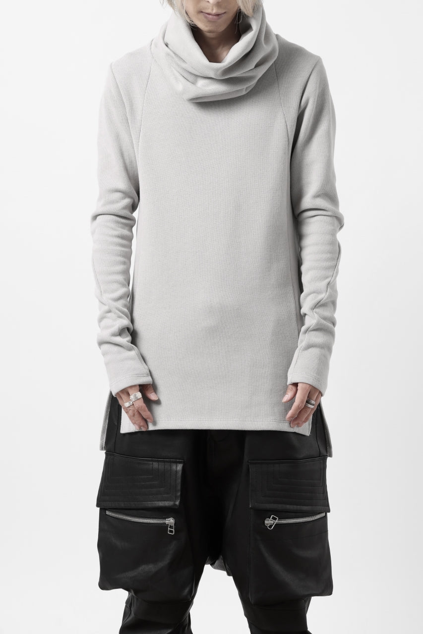 画像をギャラリービューアに読み込む, A.F ARTEFACT TURTLE NECK PULLOVER / COPE KNIT JERSEY (L.GREY)