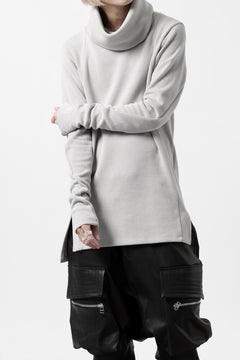 画像をギャラリービューアに読み込む, A.F ARTEFACT TURTLE NECK PULLOVER / COPE KNIT JERSEY (L.GREY)