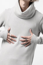 画像をギャラリービューアに読み込む, A.F ARTEFACT TURTLE NECK PULLOVER / COPE KNIT JERSEY (L.GREY)