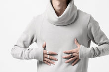画像をギャラリービューアに読み込む, A.F ARTEFACT TURTLE NECK PULLOVER / COPE KNIT JERSEY (L.GREY)