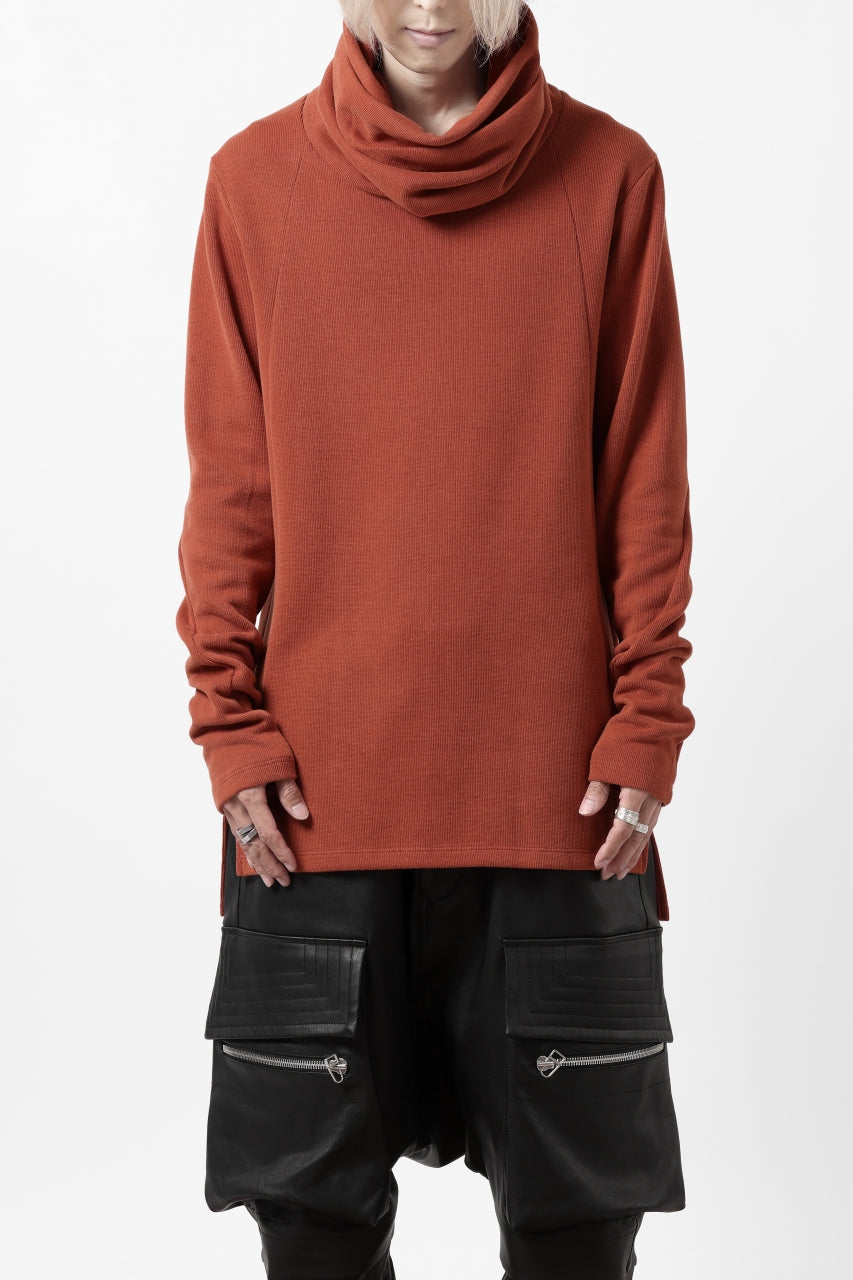 画像をギャラリービューアに読み込む, A.F ARTEFACT TURTLE NECK PULLOVER / COPE KNIT JERSEY (ORANGE)