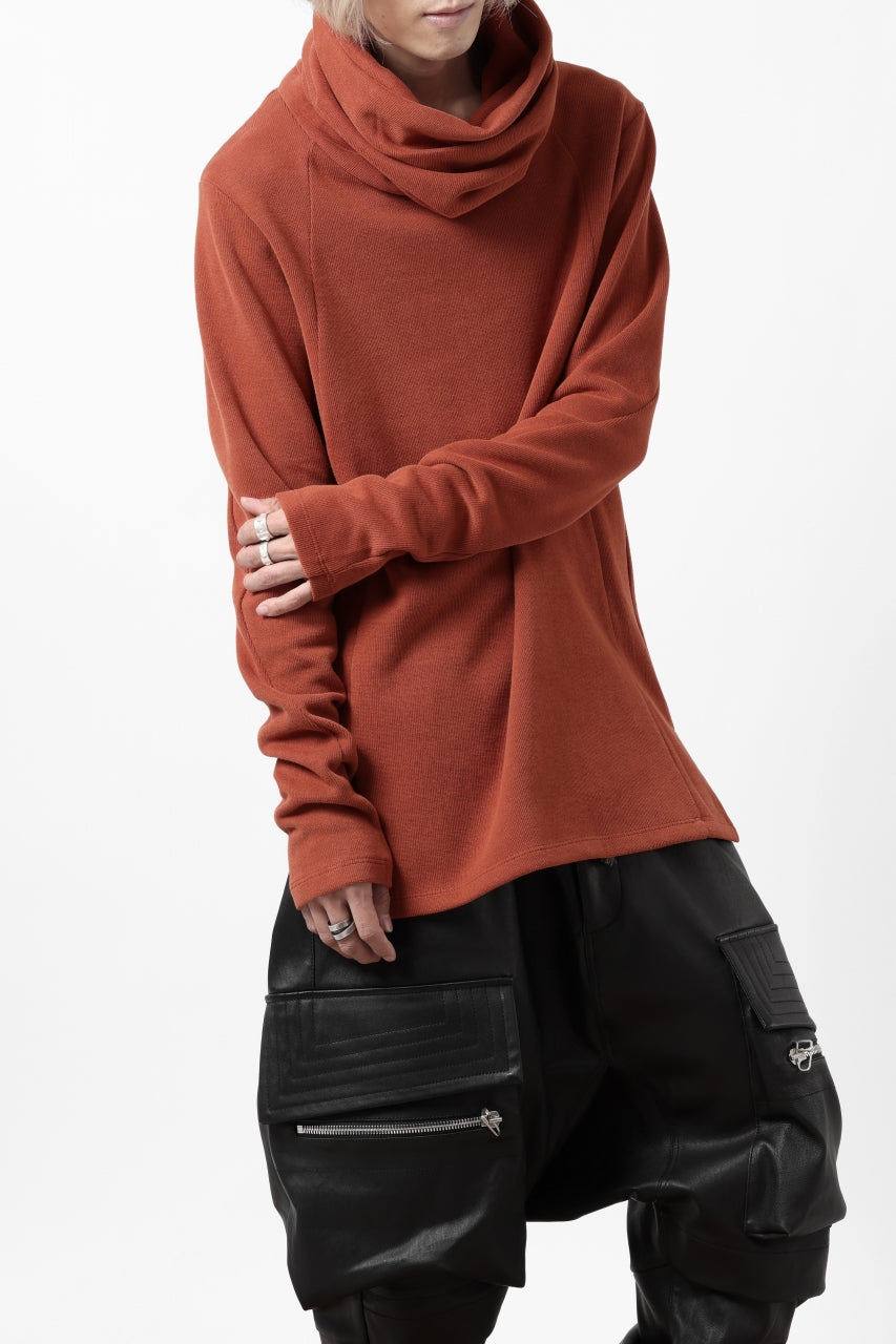 画像をギャラリービューアに読み込む, A.F ARTEFACT TURTLE NECK PULLOVER / COPE KNIT JERSEY (ORANGE)