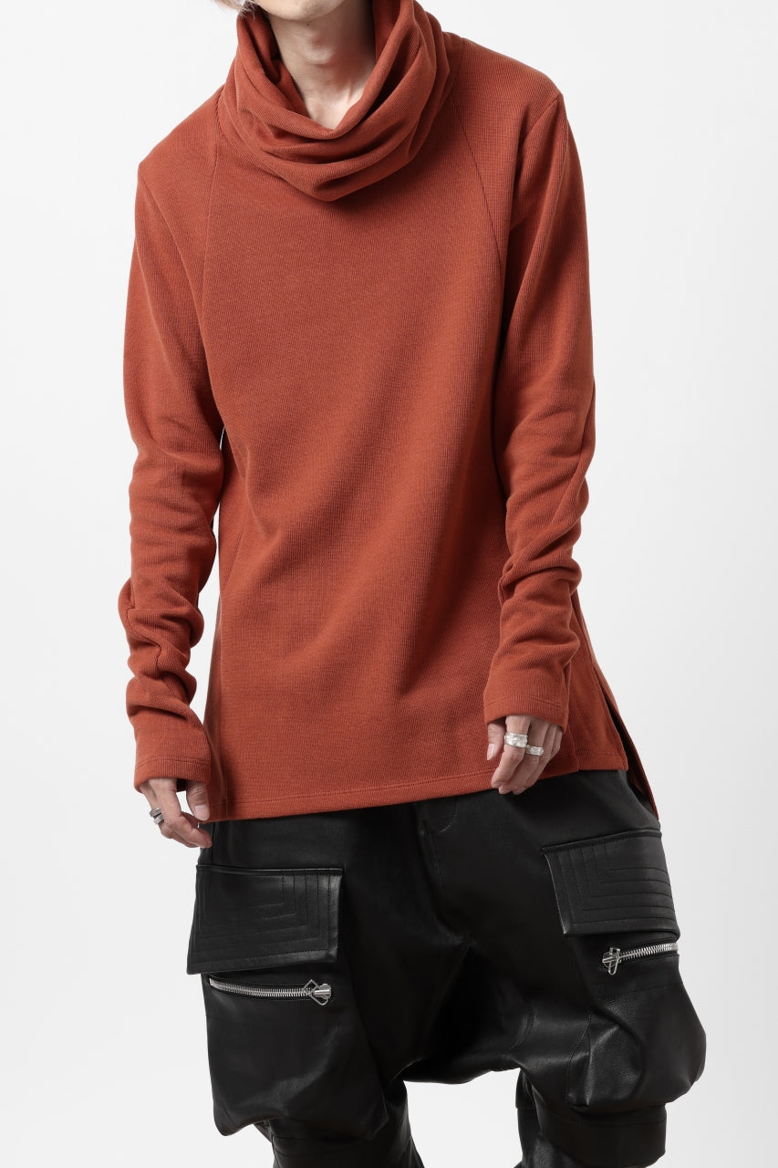 画像をギャラリービューアに読み込む, A.F ARTEFACT TURTLE NECK PULLOVER / COPE KNIT JERSEY (ORANGE)