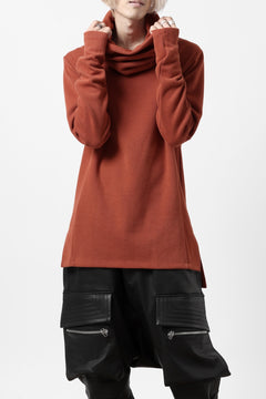 画像をギャラリービューアに読み込む, A.F ARTEFACT TURTLE NECK PULLOVER / COPE KNIT JERSEY (ORANGE)