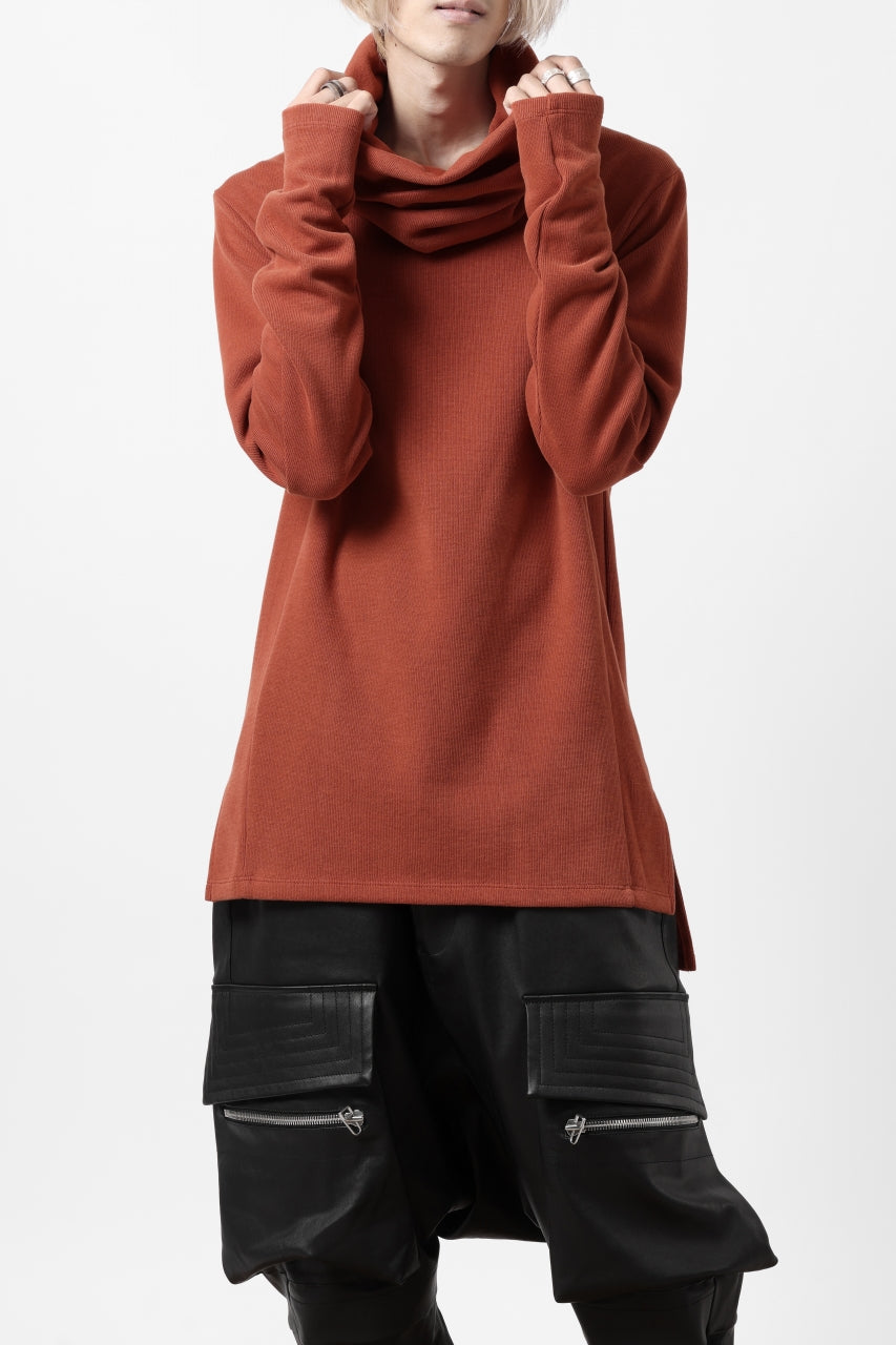 画像をギャラリービューアに読み込む, A.F ARTEFACT TURTLE NECK PULLOVER / COPE KNIT JERSEY (ORANGE)