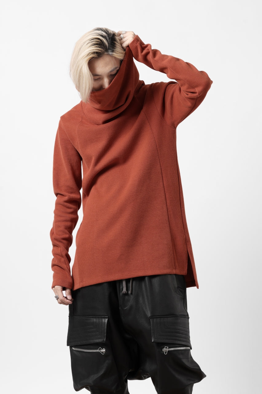 画像をギャラリービューアに読み込む, A.F ARTEFACT TURTLE NECK PULLOVER / COPE KNIT JERSEY (ORANGE)