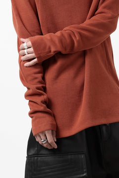 画像をギャラリービューアに読み込む, A.F ARTEFACT TURTLE NECK PULLOVER / COPE KNIT JERSEY (ORANGE)