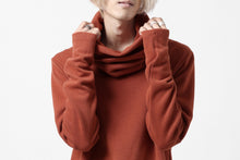 画像をギャラリービューアに読み込む, A.F ARTEFACT TURTLE NECK PULLOVER / COPE KNIT JERSEY (ORANGE)