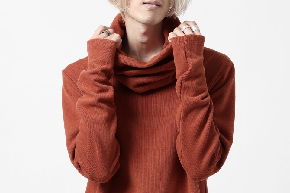 画像をギャラリービューアに読み込む, A.F ARTEFACT TURTLE NECK PULLOVER / COPE KNIT JERSEY (ORANGE)