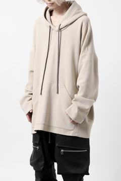 画像をギャラリービューアに読み込む, A.F ARTEFACT DOLMAN HOODIE PULLOVER / COPE KNIT JERSEY (IVORY)
