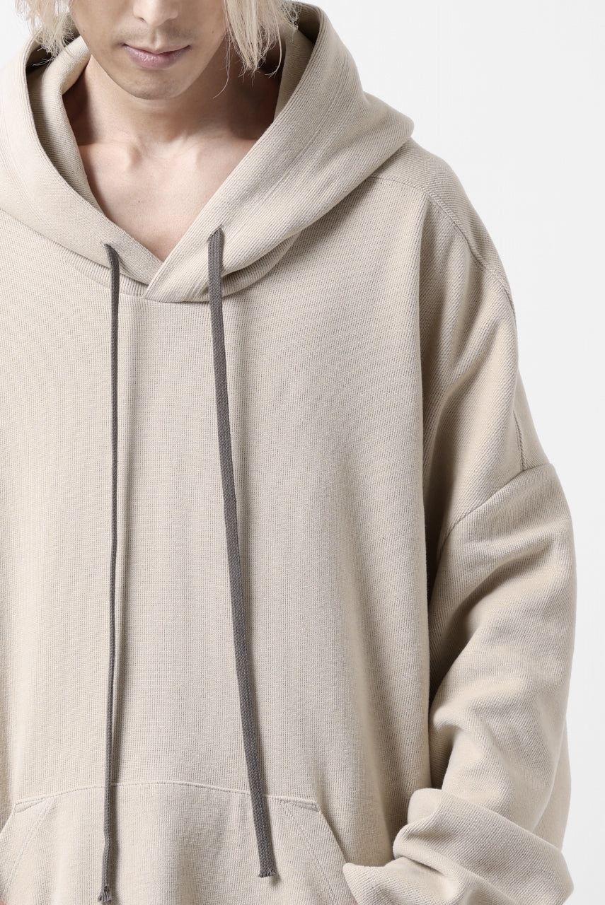 画像をギャラリービューアに読み込む, A.F ARTEFACT DOLMAN HOODIE PULLOVER / COPE KNIT JERSEY (IVORY)