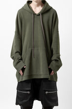 画像をギャラリービューアに読み込む, A.F ARTEFACT DOLMAN HOODIE PULLOVER / COPE KNIT JERSEY (KHAKI)