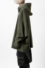 画像をギャラリービューアに読み込む, A.F ARTEFACT DOLMAN HOODIE PULLOVER / COPE KNIT JERSEY (KHAKI)