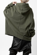 画像をギャラリービューアに読み込む, A.F ARTEFACT DOLMAN HOODIE PULLOVER / COPE KNIT JERSEY (KHAKI)