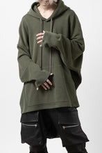 画像をギャラリービューアに読み込む, A.F ARTEFACT DOLMAN HOODIE PULLOVER / COPE KNIT JERSEY (KHAKI)