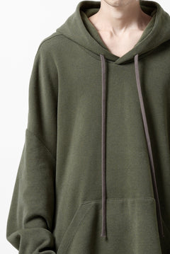 画像をギャラリービューアに読み込む, A.F ARTEFACT DOLMAN HOODIE PULLOVER / COPE KNIT JERSEY (KHAKI)