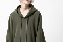 画像をギャラリービューアに読み込む, A.F ARTEFACT DOLMAN HOODIE PULLOVER / COPE KNIT JERSEY (KHAKI)