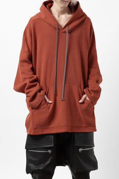 画像をギャラリービューアに読み込む, A.F ARTEFACT DOLMAN HOODIE PULLOVER / COPE KNIT JERSEY (ORANGE)