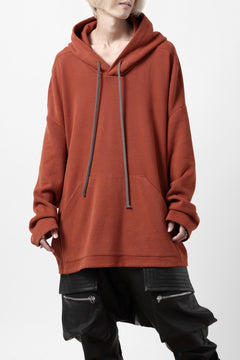 画像をギャラリービューアに読み込む, A.F ARTEFACT DOLMAN HOODIE PULLOVER / COPE KNIT JERSEY (ORANGE)
