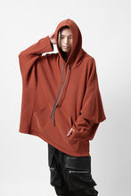 画像をギャラリービューアに読み込む, A.F ARTEFACT DOLMAN HOODIE PULLOVER / COPE KNIT JERSEY (ORANGE)