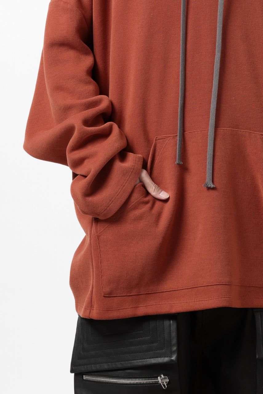 画像をギャラリービューアに読み込む, A.F ARTEFACT DOLMAN HOODIE PULLOVER / COPE KNIT JERSEY (ORANGE)