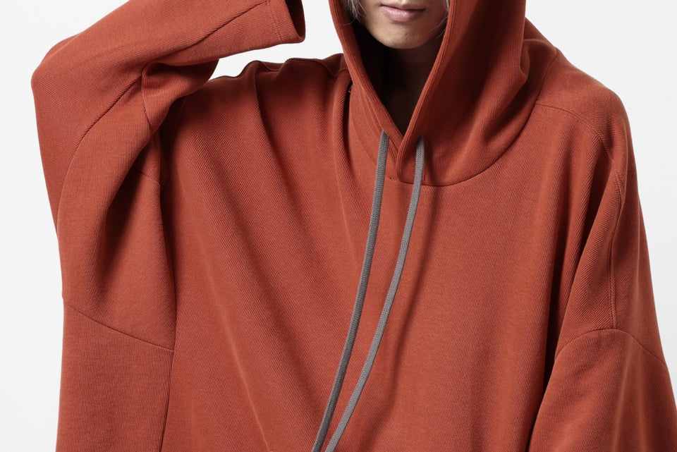 画像をギャラリービューアに読み込む, A.F ARTEFACT DOLMAN HOODIE PULLOVER / COPE KNIT JERSEY (ORANGE)
