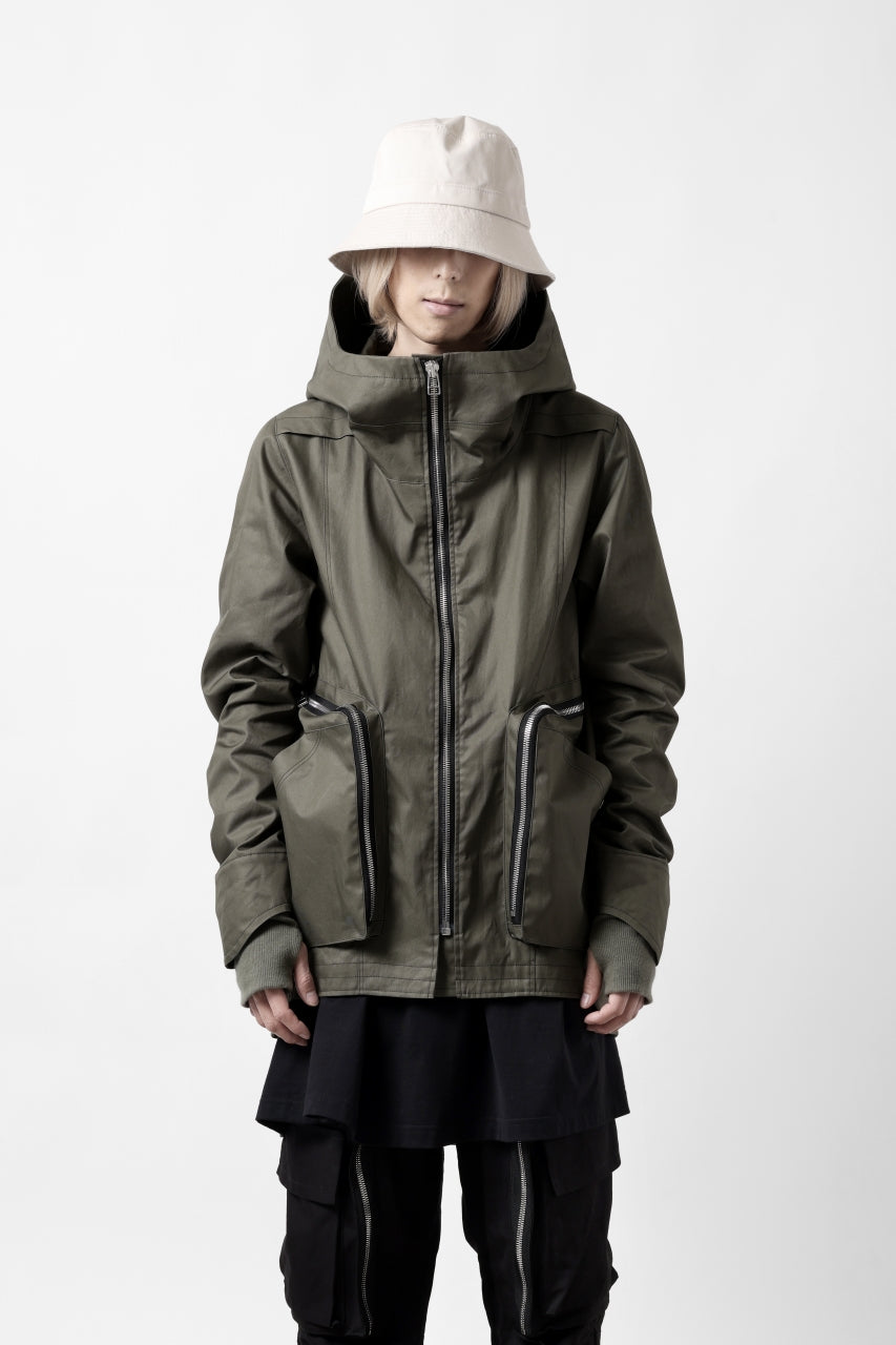 画像をギャラリービューアに読み込む, A.F ARTEFACT WR FLIGHT JACKET / COATING COTTON GABARDINE (KHAKI)