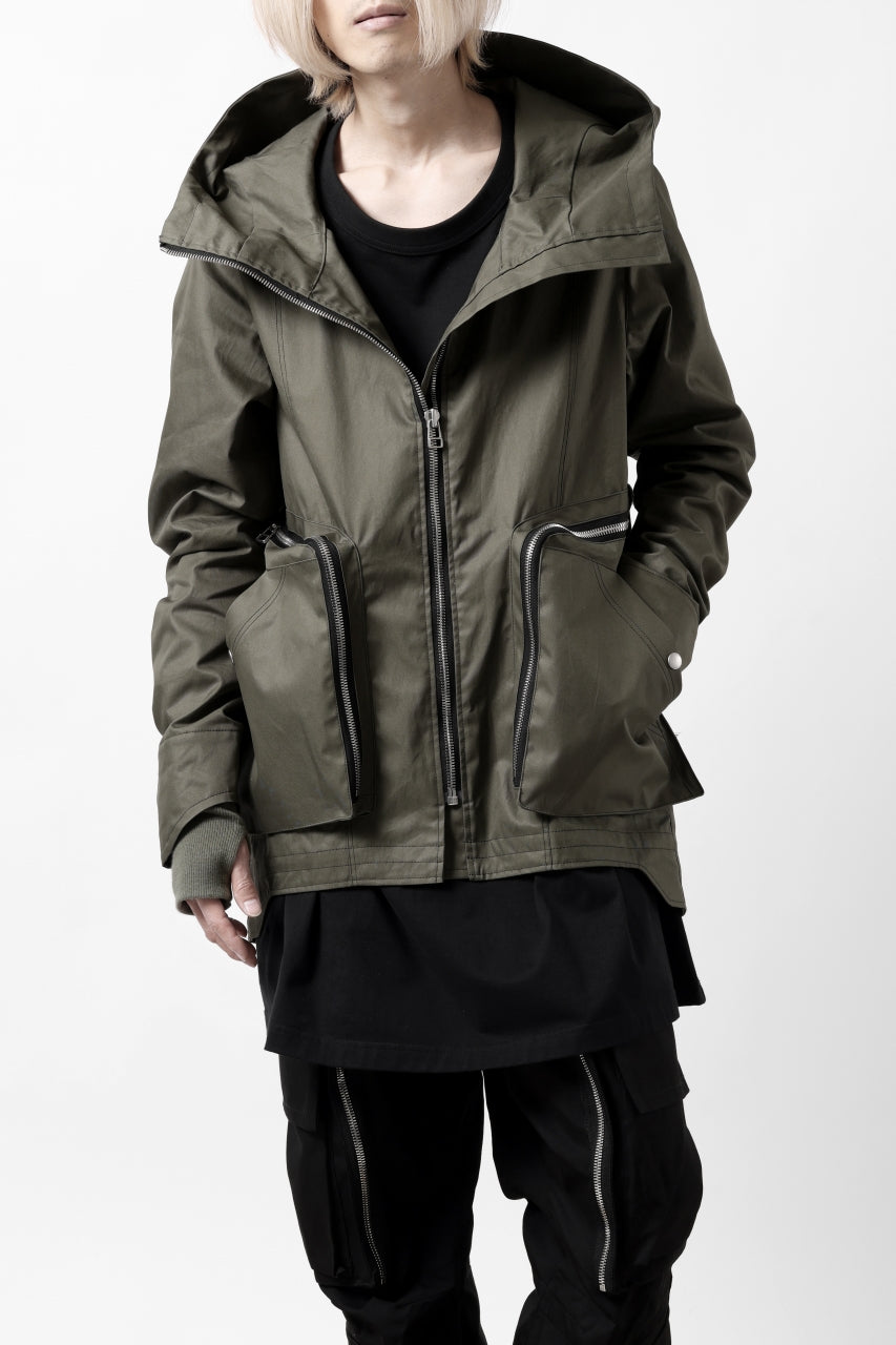 画像をギャラリービューアに読み込む, A.F ARTEFACT WR FLIGHT JACKET / COATING COTTON GABARDINE (KHAKI)