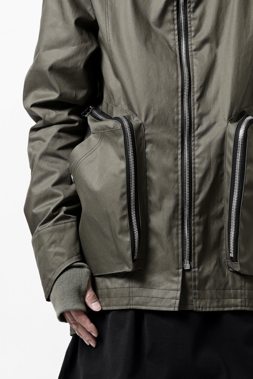 画像をギャラリービューアに読み込む, A.F ARTEFACT WR FLIGHT JACKET / COATING COTTON GABARDINE (KHAKI)
