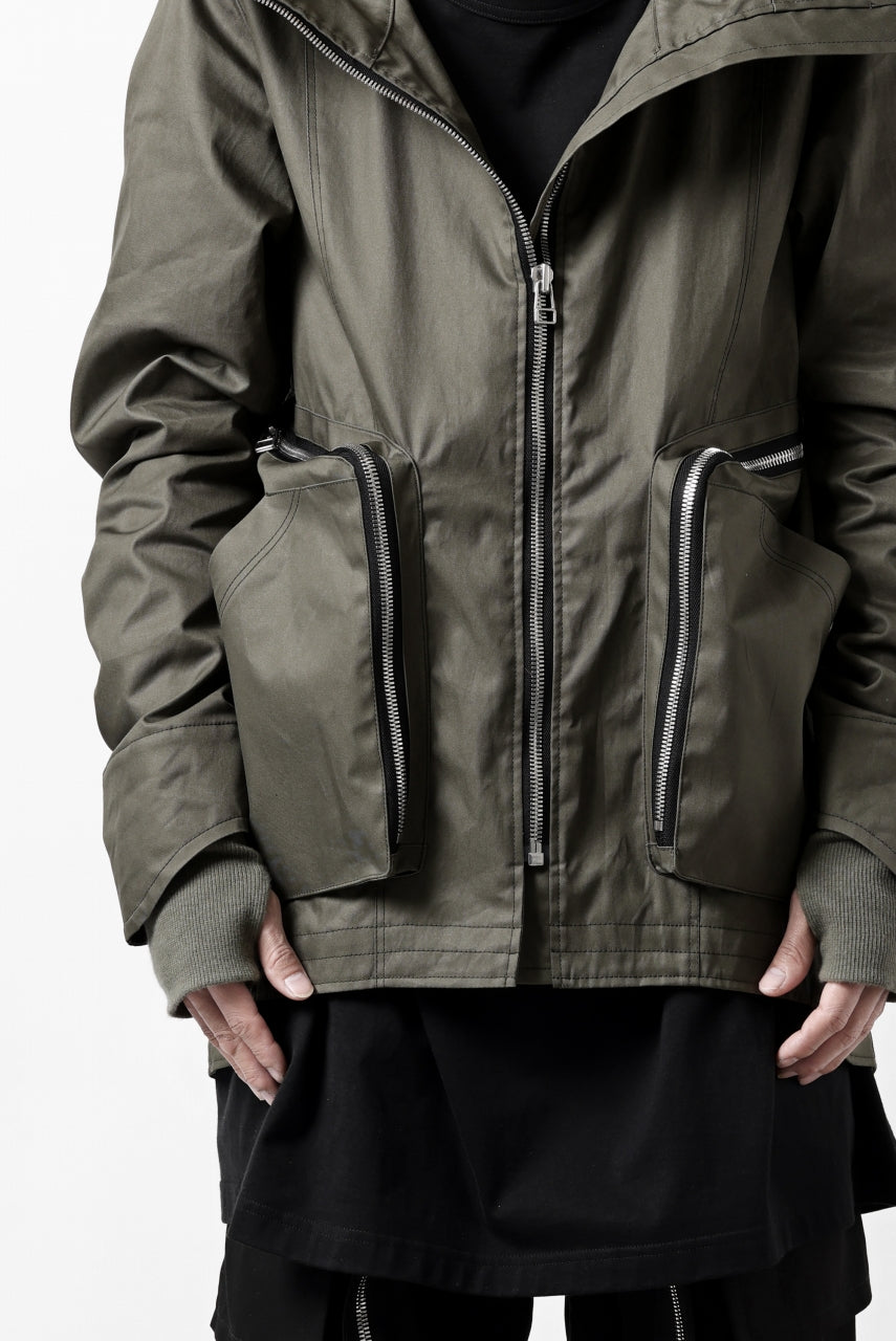 画像をギャラリービューアに読み込む, A.F ARTEFACT WR FLIGHT JACKET / COATING COTTON GABARDINE (KHAKI)