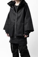 画像をギャラリービューアに読み込む, A.F ARTEFACT LAYERED WR HOODED JACKET / COATING COTTON GABARDINE (BLACK)