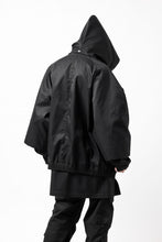 画像をギャラリービューアに読み込む, A.F ARTEFACT LAYERED WR HOODED JACKET / COATING COTTON GABARDINE (BLACK)
