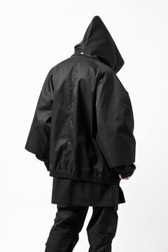 画像をギャラリービューアに読み込む, A.F ARTEFACT LAYERED WR HOODED JACKET / COATING COTTON GABARDINE (BLACK)