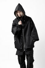 画像をギャラリービューアに読み込む, A.F ARTEFACT LAYERED WR HOODED JACKET / COATING COTTON GABARDINE (BLACK)