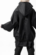 画像をギャラリービューアに読み込む, A.F ARTEFACT LAYERED WR HOODED JACKET / COATING COTTON GABARDINE (BLACK)