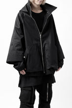 画像をギャラリービューアに読み込む, A.F ARTEFACT LAYERED WR HOODED JACKET / COATING COTTON GABARDINE (BLACK)
