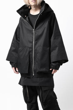 画像をギャラリービューアに読み込む, A.F ARTEFACT LAYERED WR HOODED JACKET / COATING COTTON GABARDINE (BLACK)