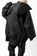 画像をギャラリービューアに読み込む, A.F ARTEFACT LAYERED WR HOODED JACKET / COATING COTTON GABARDINE (BLACK)