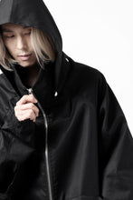 画像をギャラリービューアに読み込む, A.F ARTEFACT LAYERED WR HOODED JACKET / COATING COTTON GABARDINE (BLACK)
