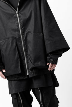 画像をギャラリービューアに読み込む, A.F ARTEFACT LAYERED WR HOODED JACKET / COATING COTTON GABARDINE (BLACK)