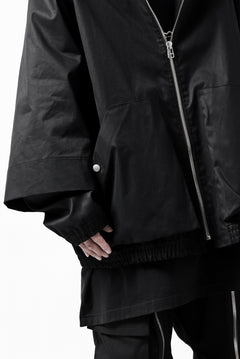 画像をギャラリービューアに読み込む, A.F ARTEFACT LAYERED WR HOODED JACKET / COATING COTTON GABARDINE (BLACK)