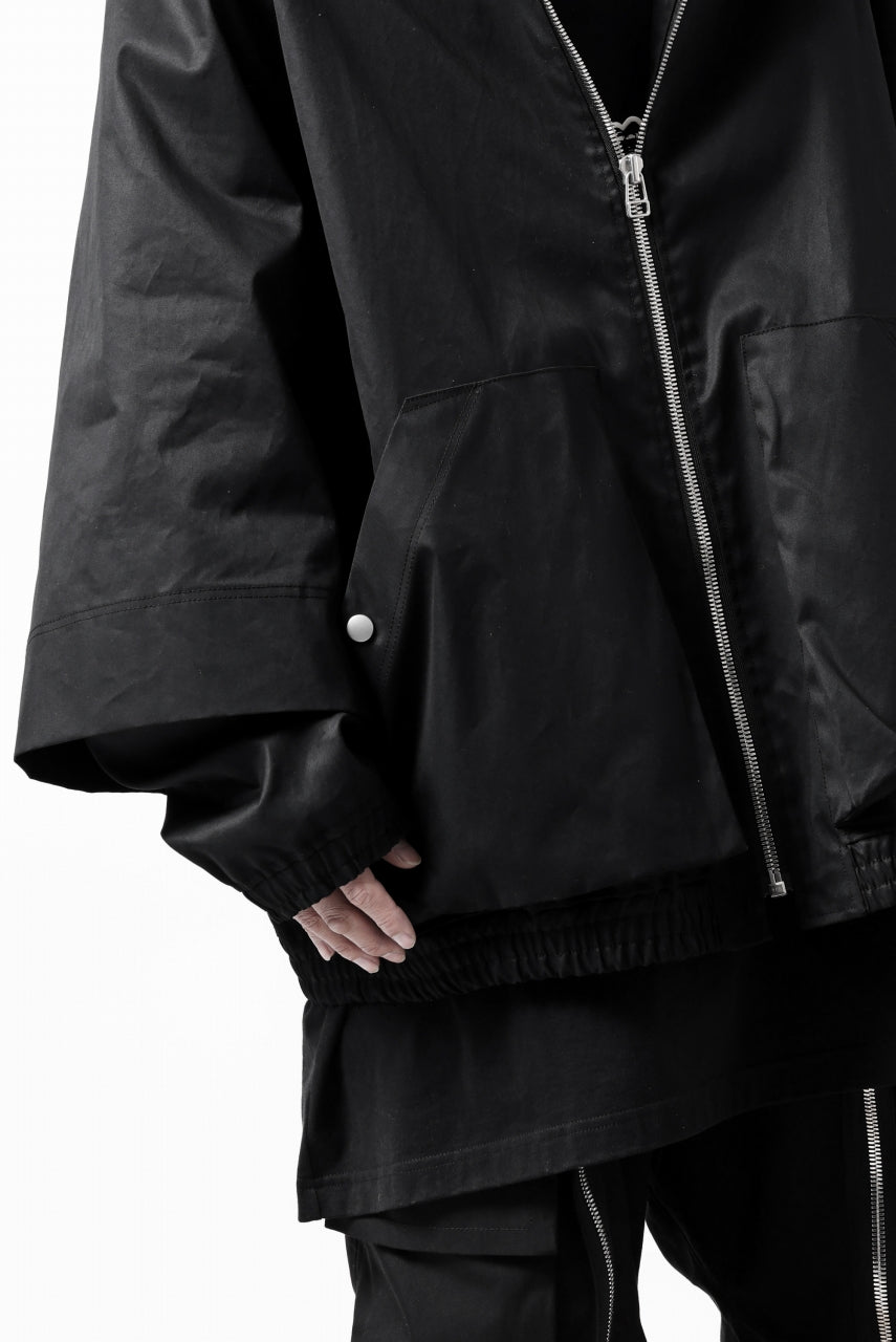 画像をギャラリービューアに読み込む, A.F ARTEFACT LAYERED WR HOODED JACKET / COATING COTTON GABARDINE (BLACK)