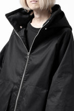 画像をギャラリービューアに読み込む, A.F ARTEFACT LAYERED WR HOODED JACKET / COATING COTTON GABARDINE (BLACK)